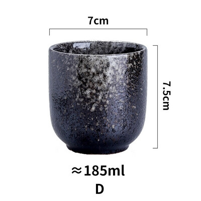 RHE 110-205 ml Šalice za kavu Keramičke šalice Pivo Šalica za čaj Whisky Staklena šalica za posuđe Keramička latte specijalizirana kava velikog kapaciteta