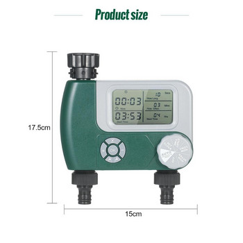 Automatic Electronic Water Timer 2020 New Garden Watering Timer Home Προγραμματιζόμενος εύκαμπτος σωλήνας Βρύσης Χρονοδιακόπτης ποτίσματος Autoplay Irrigator