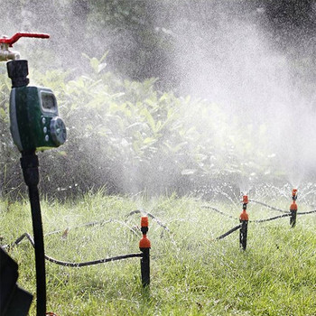 1 Outlet Garden Αυτόματο χρονοδιακόπτη ποτίσματος Ψηφιακός εύκαμπτος σωλήνας Ελεγκτής βρύσης άρδευσης Ρυθμιζόμενος χρονοδιακόπτης ποτίσματος φυτών