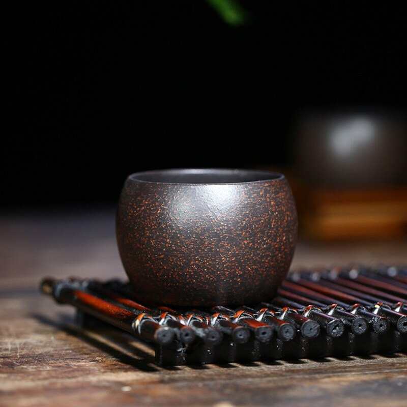 2 db/készlet Authentic Yixing Purple Clay teáscsésze kézzel készített meditációs csésze utazási teástál Pu'er mester teáscsésze kínai teás készlet 80ml