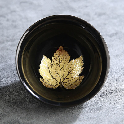 Hagyományos kemencecsere kerámia teáscsésze Kézzel készített teástál kínai butik teáskészlet Kiegészítők Master Cup Hordozható személyes csésze