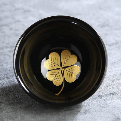 Hagyományos kemencecsere kerámia teáscsésze Kézzel készített teástál kínai butik teáskészlet Kiegészítők Master Cup Hordozható személyes csésze