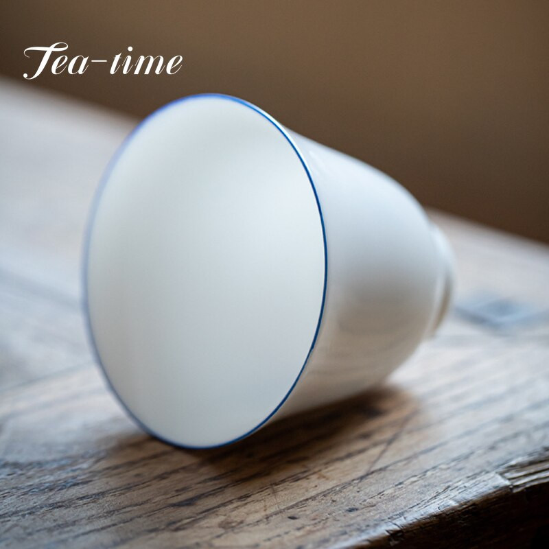 Boutique Sweet White Porcelán teáscsészék Thin Tire Master Cup egytálka kis teáscsésze Kung Fu tea teakóstoló boros ital