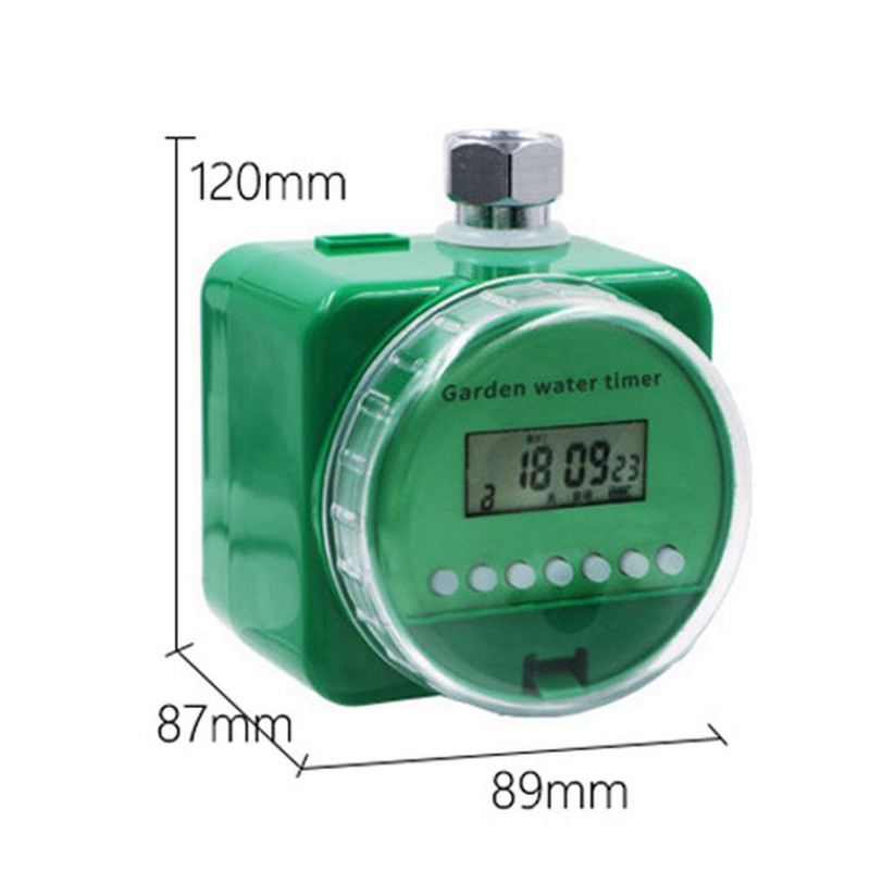 Supapă de rezistență la apă, automată, electronică, LCD, controler de udare a plantelor, aspersoare de gazon, temporizator de udare