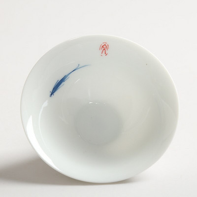 Teáscsésze Kerámia Kung Fu teáscsésze Kézzel festett kerámia fehéráru teáskészlet Nosztalgikus antik típusú csésze MasterCup egyszemélyes retro stílusú csésze