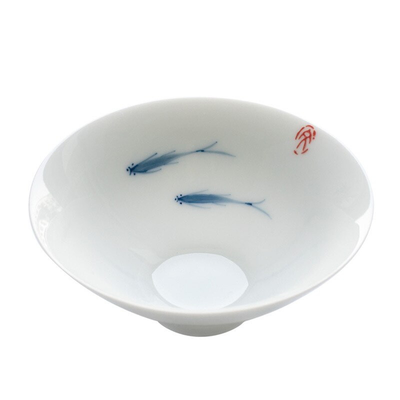 Teáscsésze Kerámia Kung Fu teáscsésze Kézzel festett kerámia fehéráru teáskészlet Nosztalgikus antik típusú csésze MasterCup egyszemélyes retro stílusú csésze