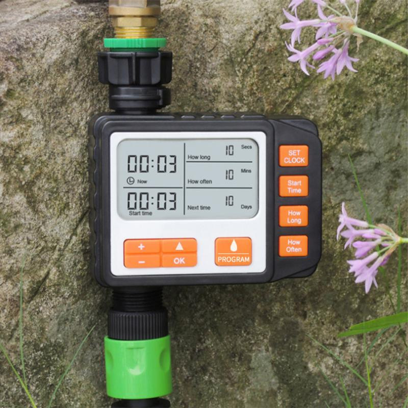 Programozható automata öntöző öntöző programozó időzítő növény csepegtető öntöző mikro permetező öntöző kerti öntözőrendszer