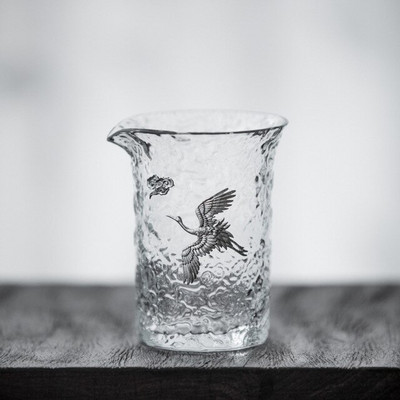 Kínai felhőüveg vásári csésze daru teásbögrék Kung fu tea tengeri teáscsésze teásedény átlátszó vintage teaszertartási edény