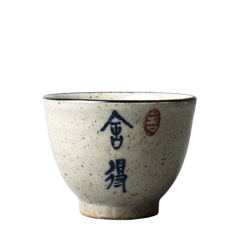 6 stilskih vintage kineskih lončarskih šalica Prekrasan set šalica za vino Čajno posuđe Kaligrafska ceremonija posuda za čaj Antikne šalice za čaj Šalice za kavu