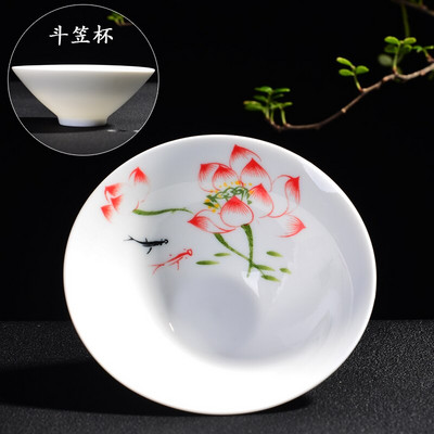 Kiniškas mėlynos ir baltos spalvos porcelianinis arbatos dubuo Arbatos rinkinys mažas arbatos puodelis Kelioninis nešiojamas arbatos rinkinys Buitiniai gėrimo indai WSHYUFEI