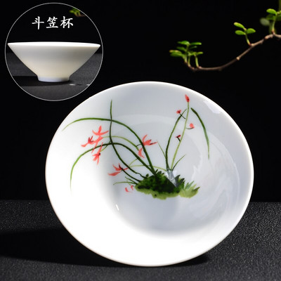 Kiniškas mėlynos ir baltos spalvos porcelianinis arbatos dubuo Arbatos rinkinys mažas arbatos puodelis Kelioninis nešiojamas arbatos rinkinys Buitiniai gėrimo indai WSHYUFEI