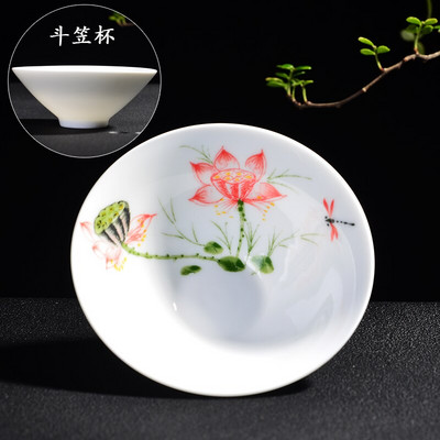 Kiniškas mėlynos ir baltos spalvos porcelianinis arbatos dubuo Arbatos rinkinys mažas arbatos puodelis Kelioninis nešiojamas arbatos rinkinys Buitiniai gėrimo indai WSHYUFEI