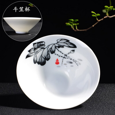 Kiniškas mėlynos ir baltos spalvos porcelianinis arbatos dubuo Arbatos rinkinys mažas arbatos puodelis Kelioninis nešiojamas arbatos rinkinys Buitiniai gėrimo indai WSHYUFEI