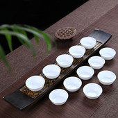 Chinse Kung Fu Cups Fehér kis teástál 12db 28ml