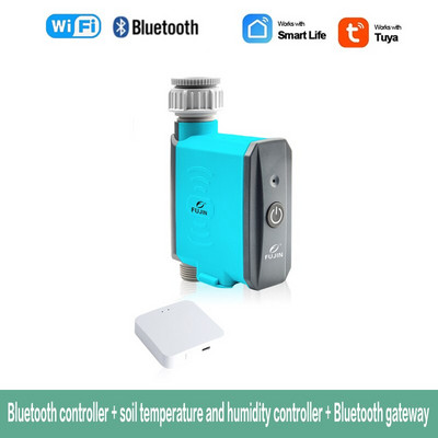 Tuya Wifi Timer de udare a grădinii pentru irigarea prin picurare Sistem automat de udare Controler de temperatură și umiditate Accesorii de grădină