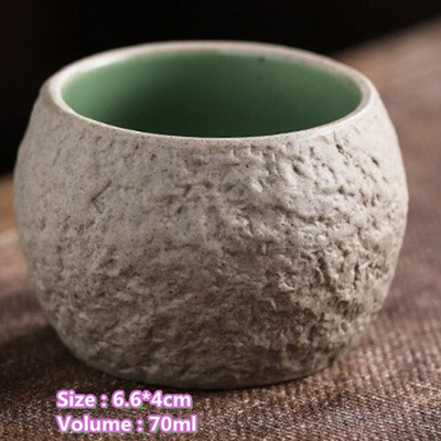 Vintage teáscsésze Pu'er Qing kerámia teáscsészéhez 100 ml-es kis teástál mesterkupa Kung Fu teáskészlet
