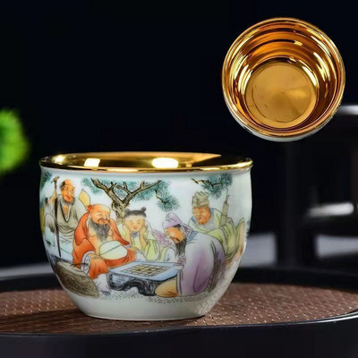 999 arany Jianzhan Master Cup Kiváló minőségű Tianmu Pinming bögre