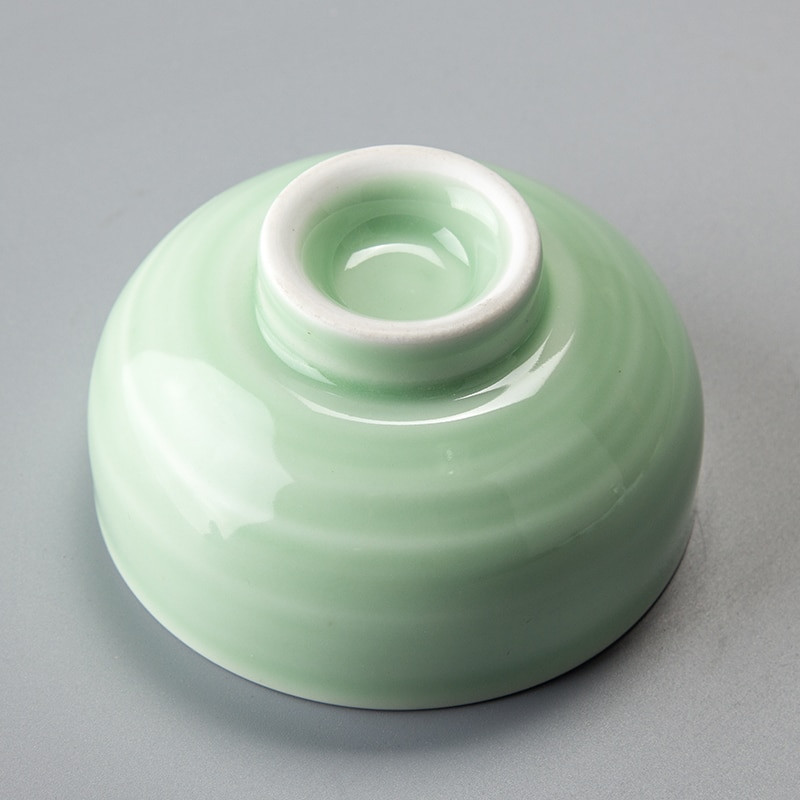Kínai teáscsésze porcelán celadon halpohár Készlet edény Italkészlet Kerámia Kínai Kung Fu ajándék