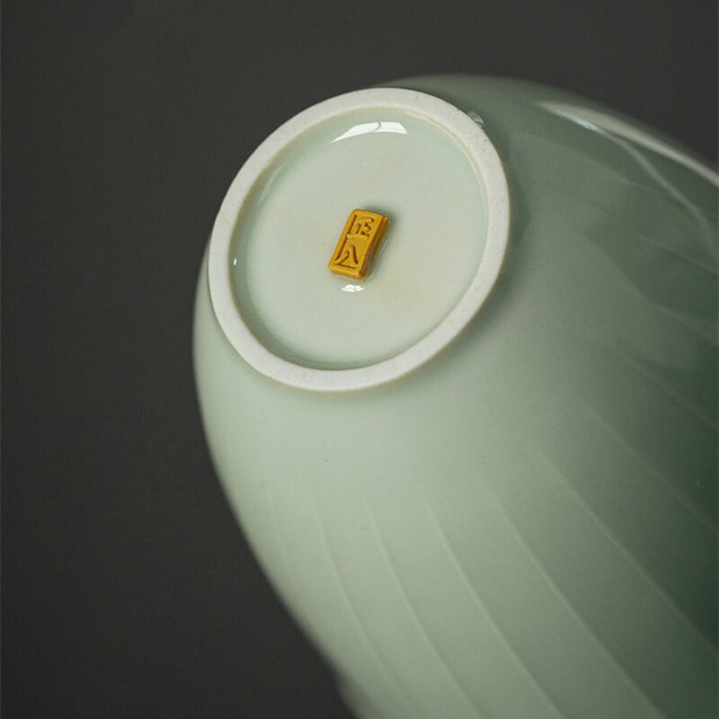 Virágdal Porcelánvásári csésze kínai tea Kung Fu Vintage Zen tea tengeri teáscsésze teásedény Világos zöld tea szertartási edény