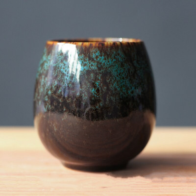 CHANSHOVA 130/150 ml Kínai retro kerámia teáscsésze Kemence csere textúra magas hőmérsékletű égethető kávés bögre Kínai porcelán H338