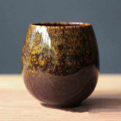 CHANSHOVA 130/150 ml Kínai retro kerámia teáscsésze Kemence csere textúra magas hőmérsékletű égethető kávés bögre Kínai porcelán H338