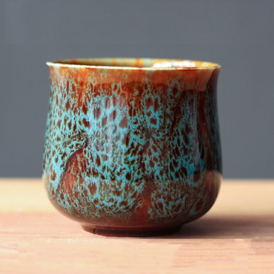 CHANSHOVA 130/150 ml Kínai retro kerámia teáscsésze Kemence csere textúra magas hőmérsékletű égethető kávés bögre Kínai porcelán H338