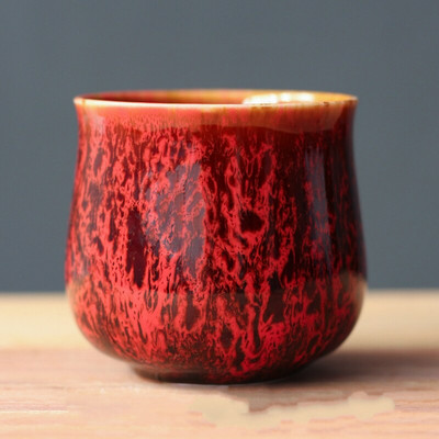 CHANSHOVA 130/150 ml Kínai retro kerámia teáscsésze Kemence csere textúra magas hőmérsékletű égethető kávés bögre Kínai porcelán H338