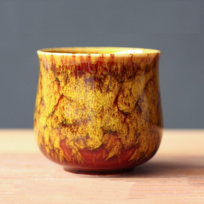 CHANSHOVA 130/150 ml Kínai retro kerámia teáscsésze Kemence csere textúra magas hőmérsékletű égethető kávés bögre Kínai porcelán H338