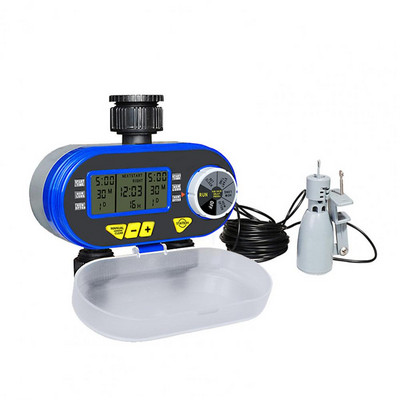 1 set de temporizator digital de apă excelent mini temporizator automat de apă pentru grădină de casă, supapă cu bilă, temporizator de irigare pentru instrument de grădină