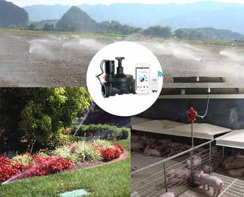 Tuya Wifi Градинска система за поливане на капкови автоматични мултиклапани за напояване Таймер за градински растения Таймер за вода Електронен интелигентен дом