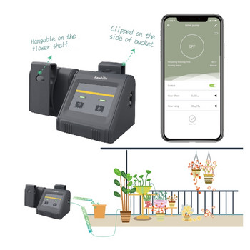 Tuya Wifi Garden Water Timer Αυτόματος ηλεκτρονικός χρονοδιακόπτης ποτίσματος Χρονοδιακόπτης στάγδην άρδευσης Σύστημα καταιονισμού με αντλία