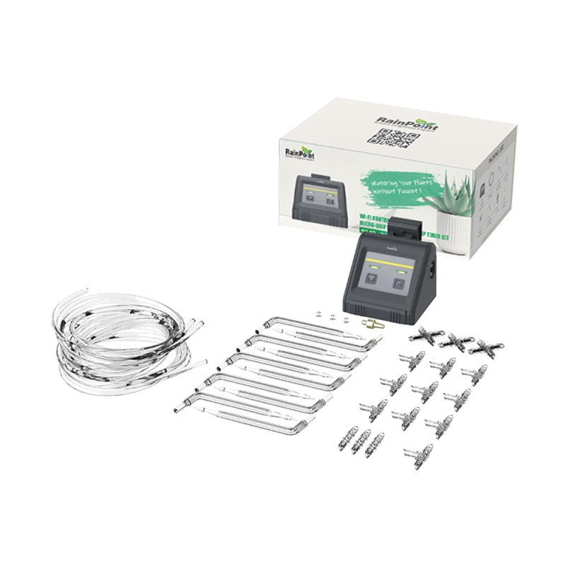 Tuya Wifi Temporizator de apă de grădină Temporizator electronic automat de udare Temporizator de irigare prin picurare Controler Sistem de stropire cu pompă