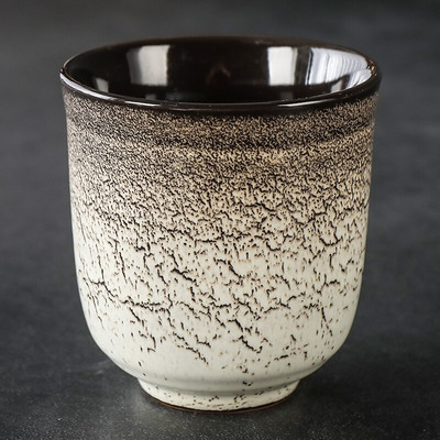 Keraminis arbatos puodelis kavos puodelis vandens stiklinis bokalas alus Zen Kung Fu Drink Cup espreso puodelis Didelės talpos 230 ml ir 180 ml gėrimų indai