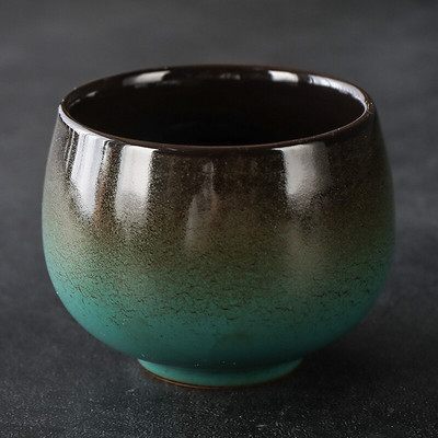 Keraminis arbatos puodelis kavos puodelis vandens stiklinis bokalas alus Zen Kung Fu Drink Cup espreso puodelis Didelės talpos 230 ml ir 180 ml gėrimų indai