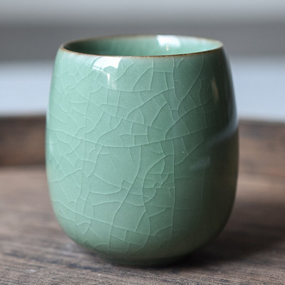 CHANSHOVA 220 ml stil tradițional chinezesc celadon crackle din ceramică ceașcă de ceai cești de cafea cană set de ceai din porțelan din China H318