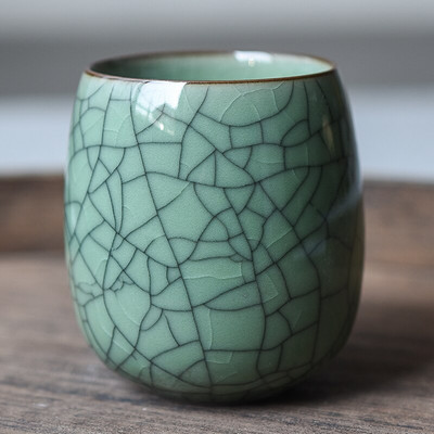 CHANSHOVA 220 ml stil tradițional chinezesc celadon crackle din ceramică ceașcă de ceai cești de cafea cană set de ceai din porțelan din China H318