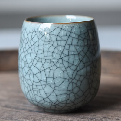 CHANSHOVA 220 ml stil tradițional chinezesc celadon crackle din ceramică ceașcă de ceai cești de cafea cană set de ceai din porțelan din China H318