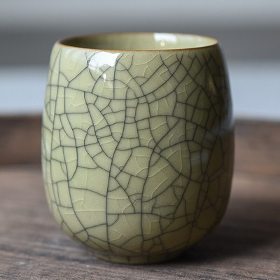 CHANSHOVA 220 ml stil tradițional chinezesc celadon crackle din ceramică ceașcă de ceai cești de cafea cană set de ceai din porțelan din China H318
