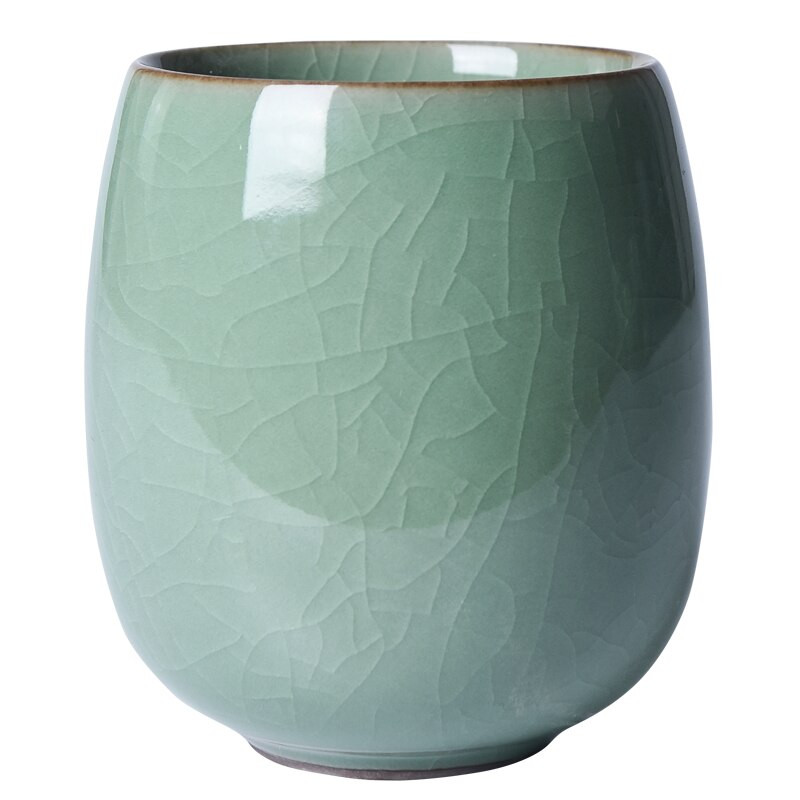 CHANSHOVA 220 ml stil tradițional chinezesc celadon crackle din ceramică ceașcă de ceai cești de cafea cană set de ceai din porțelan din China H318
