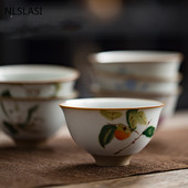 2db kínai Jingdezhen mester teáscsésze kézzel készített porcelán teáscsésze kerámia kávéscsésze teástál Otthoni teáskészlet tartozékok