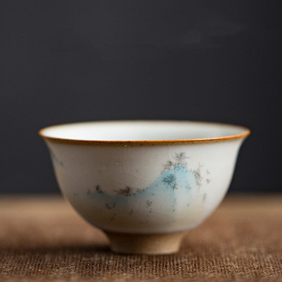 2db kínai Jingdezhen mester teáscsésze kézzel készített porcelán teáscsésze kerámia kávéscsésze teástál Otthoni teáskészlet tartozékok