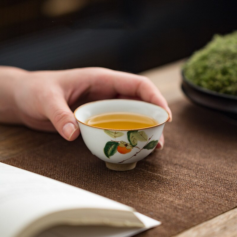 2db kínai Jingdezhen mester teáscsésze kézzel készített porcelán teáscsésze kerámia kávéscsésze teástál Otthoni teáskészlet tartozékok