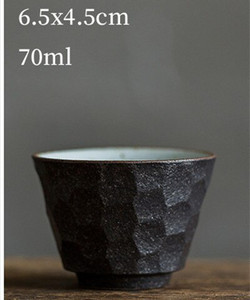 Ceașă de ceai antică Ceramică grosieră ceașcă principală în stil japonez ceașcă de ceai autentică din lut violet castron castron mic creativ pentru ceai