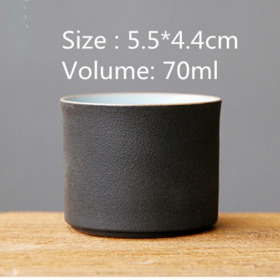 Ceașă de ceai antică Ceramică grosieră ceașcă principală în stil japonez ceașcă de ceai autentică din lut violet castron castron mic creativ pentru ceai