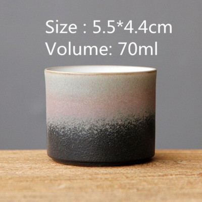 Ceașă de ceai antică Ceramică grosieră ceașcă principală în stil japonez ceașcă de ceai autentică din lut violet castron castron mic creativ pentru ceai