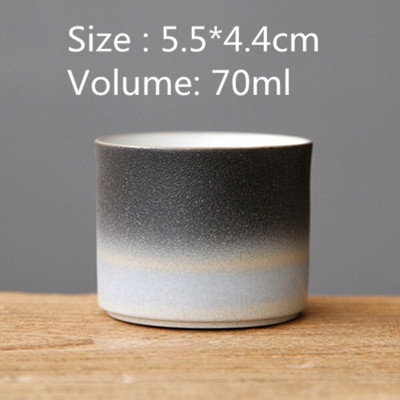 Ceașă de ceai antică Ceramică grosieră ceașcă principală în stil japonez ceașcă de ceai autentică din lut violet castron castron mic creativ pentru ceai