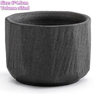 Ceașă de ceai antică Ceramică grosieră ceașcă principală în stil japonez ceașcă de ceai autentică din lut violet castron castron mic creativ pentru ceai