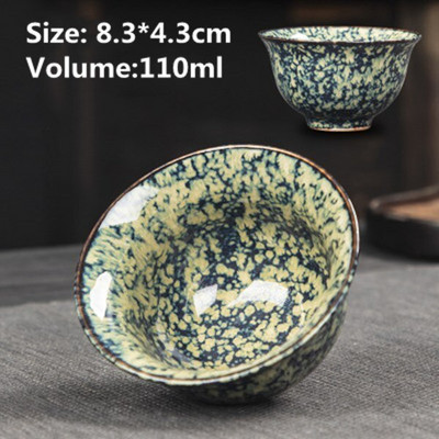 Ceașă de ceai antică Ceramică grosieră ceașcă principală în stil japonez ceașcă de ceai autentică din lut violet castron castron mic creativ pentru ceai