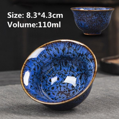 Ceașă de ceai antică Ceramică grosieră ceașcă principală în stil japonez ceașcă de ceai autentică din lut violet castron castron mic creativ pentru ceai