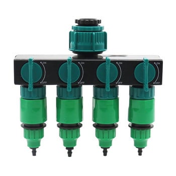 Garden Irrigation 4-way Tap Hose Splitter Garden Drip 4/7 or 8/11 Hose Fittings Σετ άρδευσης σωλήνα άρδευσης 1 σετ